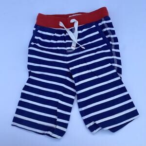 Mini Boden Blue & White Striped Baggies Shorts